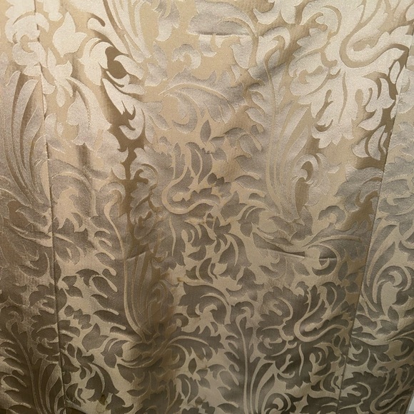 Gorgeous Brocade and Jewel Collared Dress Vintage Banana Republic Size 2 - Picture 6 of 14